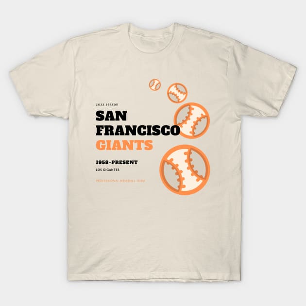 NY / SF Giants for baseball lovers 2022 season T-Shirt by ohsheep